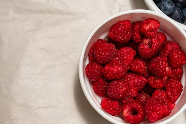 Fresh Raspberries Forest Healthy Diet — Stock Photo, Image