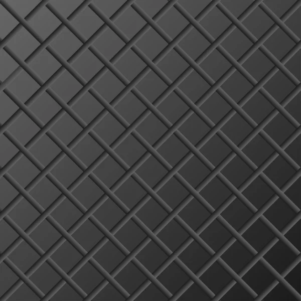 Dark metal background with grid — Stock Vector