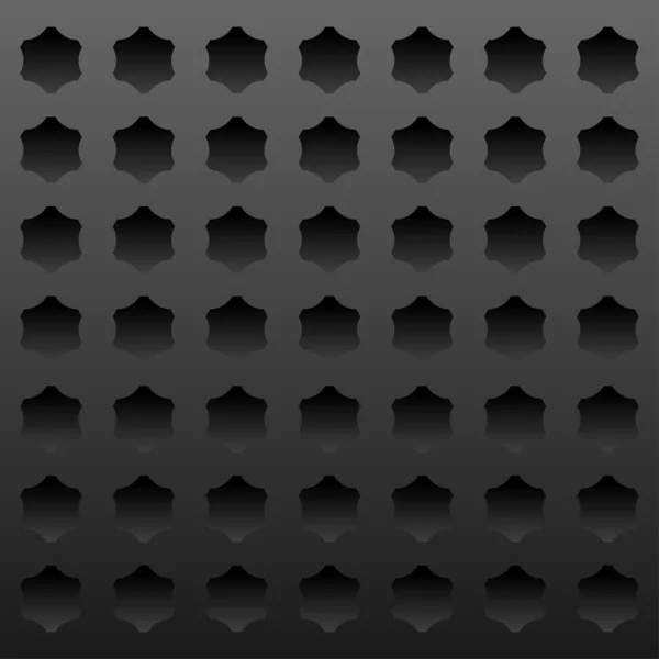 Girintili yıldız koyu metal arka plan