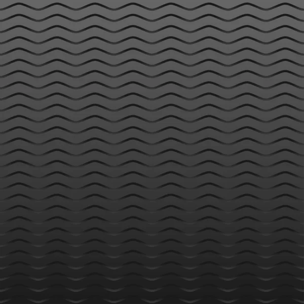 Dark metal background with indented lines — Stock Vector