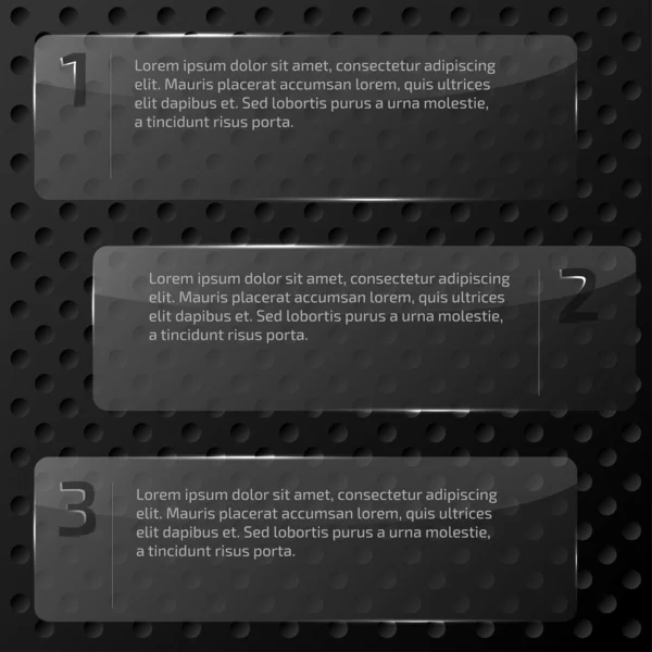 Koyu parlak Infographic öğesi