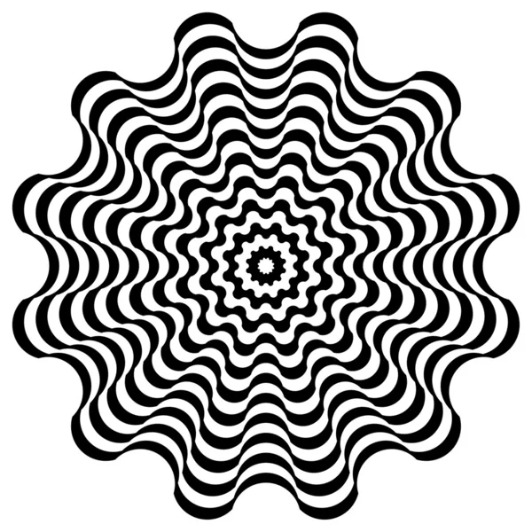 Optik illüzyon arka plan. Vektör çizim.