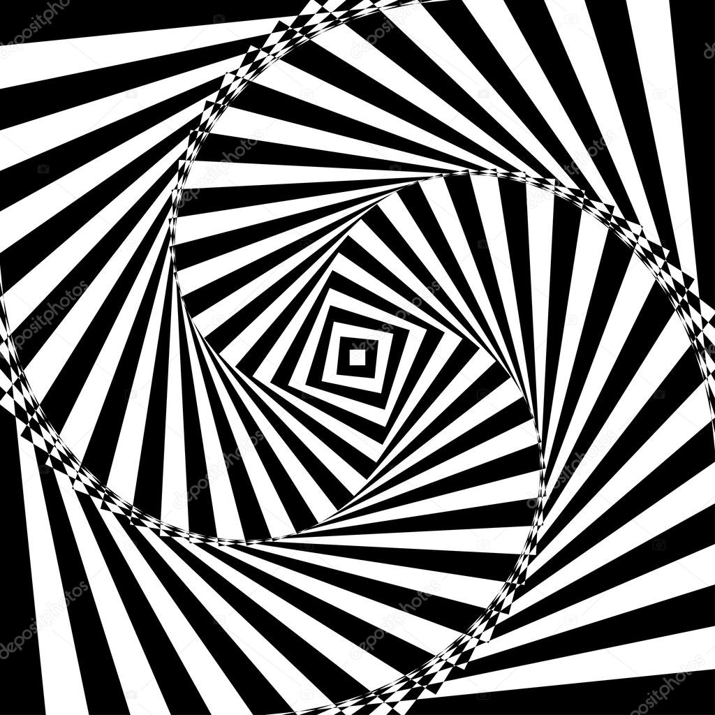 Optical illusion background. Vector illustration.