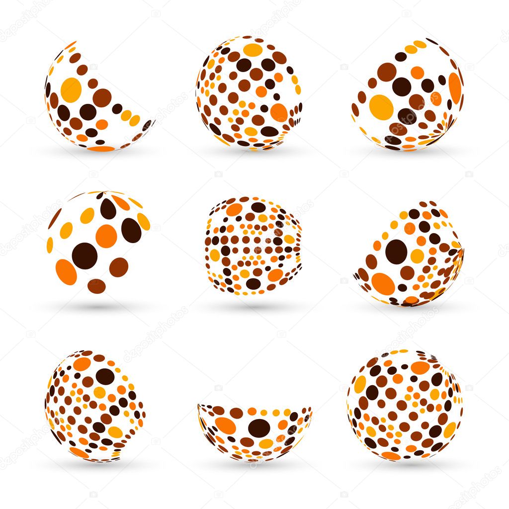 Set of abstract vector spheres