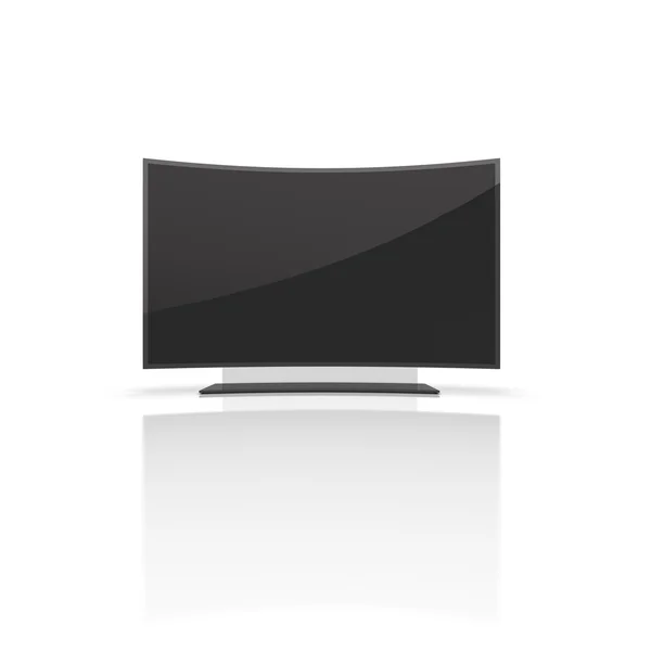 Modern TV on a white background. — Stock Photo, Image