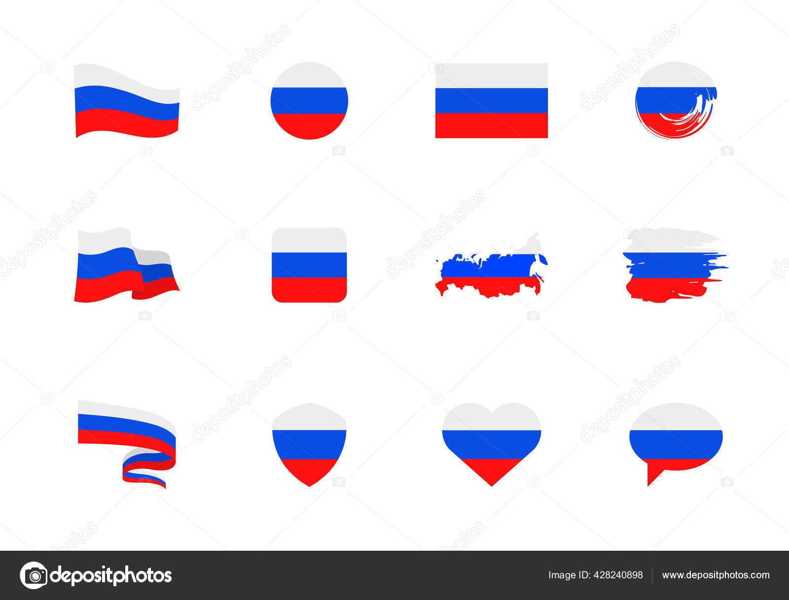 Russia Flag Icon - Flag Icons 