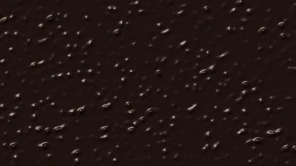 ブラウン抽象的な光沢のある液体アニメーションの背景. — ストック動画