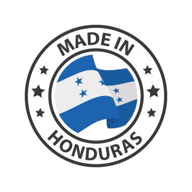 Honduras ikonundan yapılmış. Ülke bayrağıyla damgalanmış.