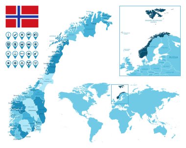 Norway Map Infographics Free Vector Eps Cdr Ai Svg Vector Illustration Graphic Art