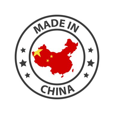 Çin ikonundan yapılmış. Ülke haritasıyla damgalanmış