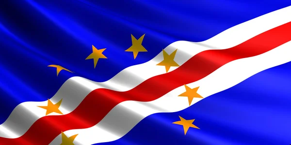 Bandera de Cabo Verde . — Foto de Stock