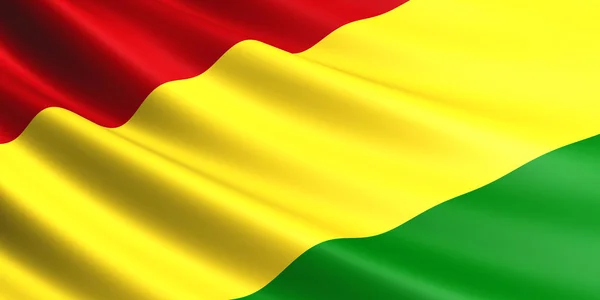 Bolivianische Flagge. — Stockfoto