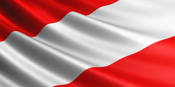 Avusturya bayrağı. — Stok fotoğraf
