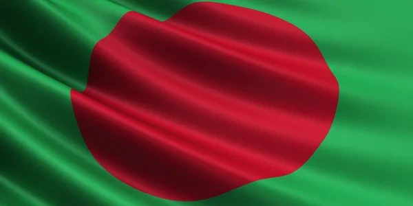 Bangladéš vlajka. — Stock fotografie