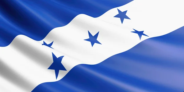 洪都拉斯国旗. — 图库照片