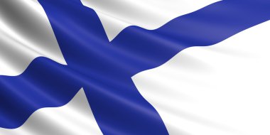 Finlandiya bayrağı.