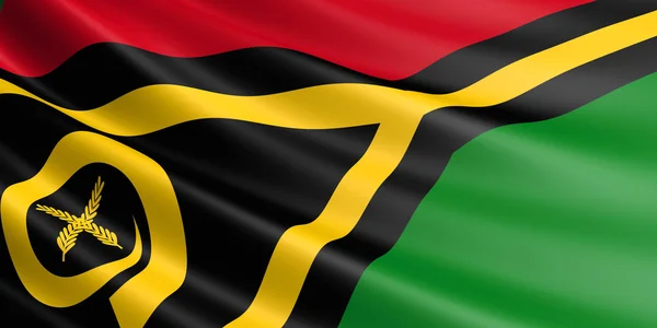 Vlag van Vanuatu. — Stockfoto