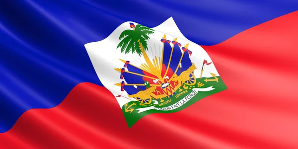 Haiti flag. — Stock Photo, Image