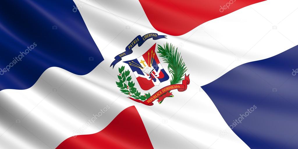 Dominican Republic flag.