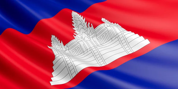 柬埔寨国旗. — 图库照片
