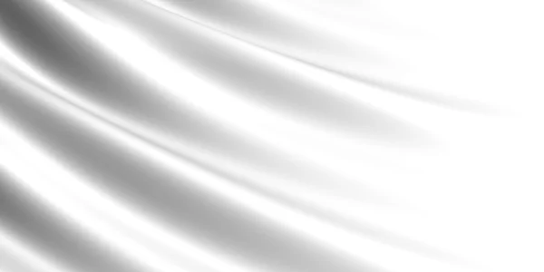 Wavy white fabric background. — Stock Photo, Image