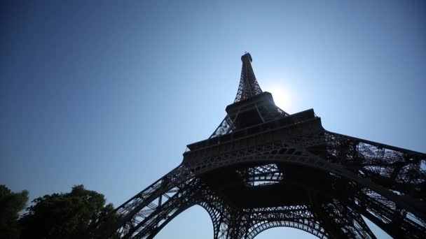 La Torre Eiffel de París — Vídeos de Stock