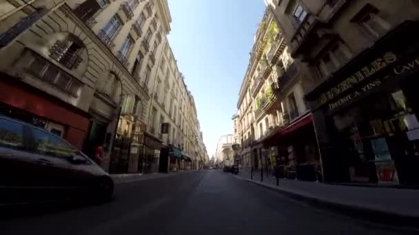 Condução através de Paris — Vídeo de Stock