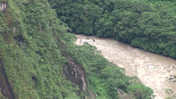 Sacred Valley and Urubamba river — Stock Video