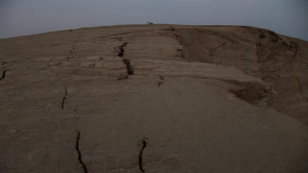 Paracas National Park Cathedral after earthquake — Stock Video