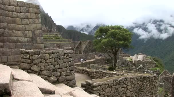 Machu Picchu, ztracené město v Peru — Stock video