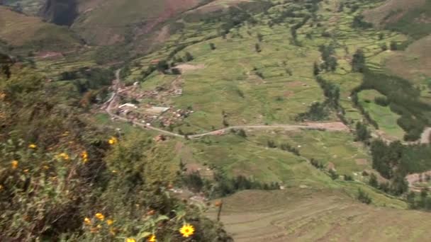 Inca ruins in the sacred valley — Stock Video