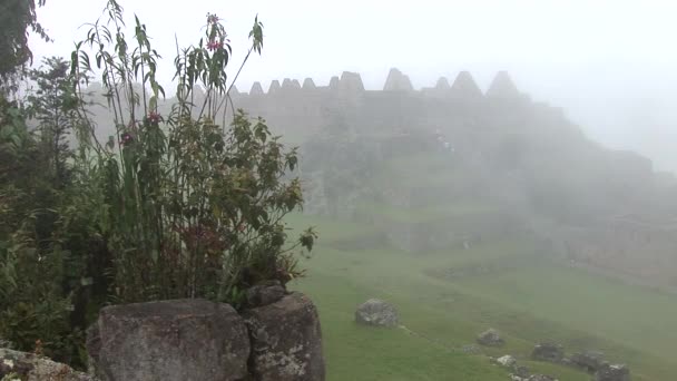 Machu Picchu, la ciudad perdida en Perú — Vídeo de stock