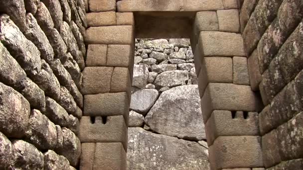 Мачу-Пикчу, потерянный город в Перу — стоковое видео