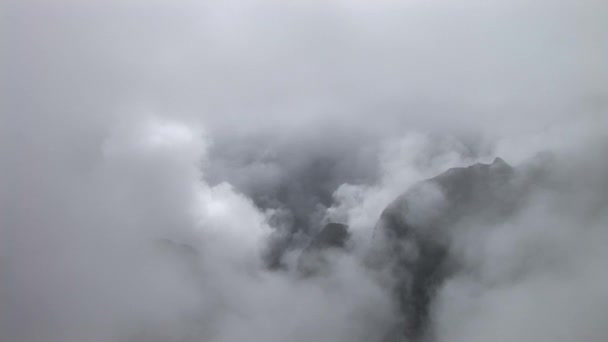 Alte inca verlorene Stadt machu picchu — Stockvideo