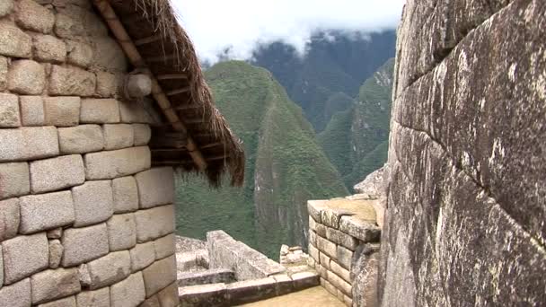 Historische heiligdom van Machu Picchu — Stockvideo