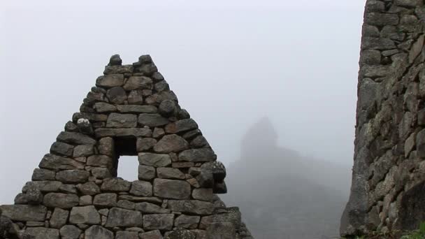 Machu Picchu, ztracené město v Peru — Stock video