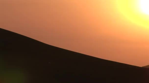 Viagem de buggy no deserto de areia — Vídeo de Stock