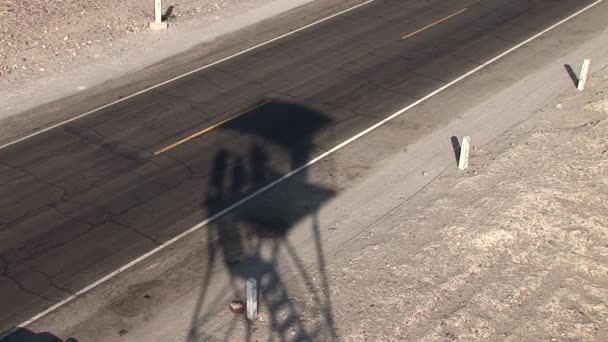 Road thru O deserto de Nazca — Vídeo de Stock