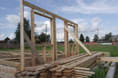 ahşap çerçeve ev yapı