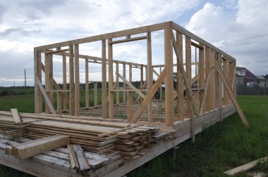 ahşap çerçeve ev yapı