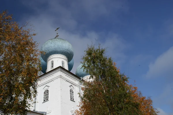 Die Präsentation der Herrnkirche des Dorfes des Nordens, archangelsk. — Stockfoto