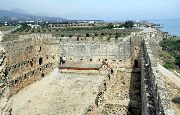 Fortaleza de Frangokastello Veneziano. Creta . — Fotografia de Stock