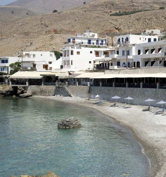 Pobřeží Chora Sfakia. — Stock fotografie