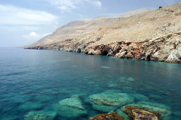 Hora-Sfakia. Yunanistan. Girit Adası. — Stok fotoğraf