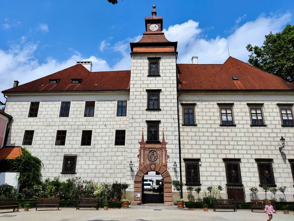 Trebon República Checa Julio 2021 Antigua Casa Solariega Ciudad Trebon —  Fotos de Stock