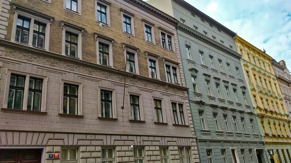 Prague République Tchèque Août 2021 Maisons Anciennes Dans Centre Ville — Photo
