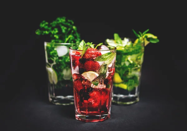 Diferentes tipos de mojito — Foto de Stock