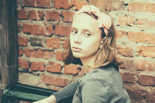 Portretul unei adolescente — Fotografie, imagine de stoc