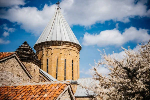 Ananuri burg in georgien — Stockfoto