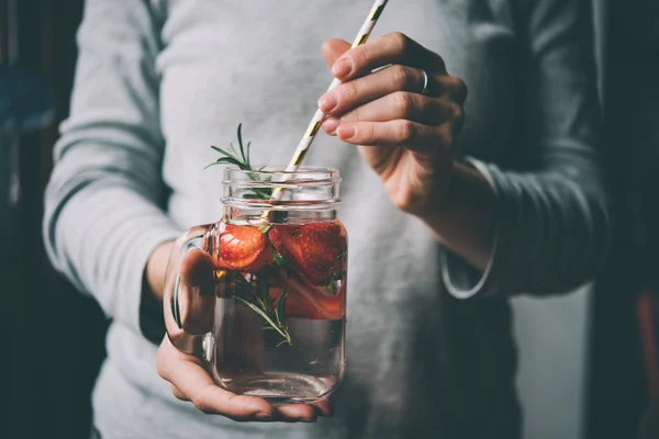 Glas Limonade — Stockfoto